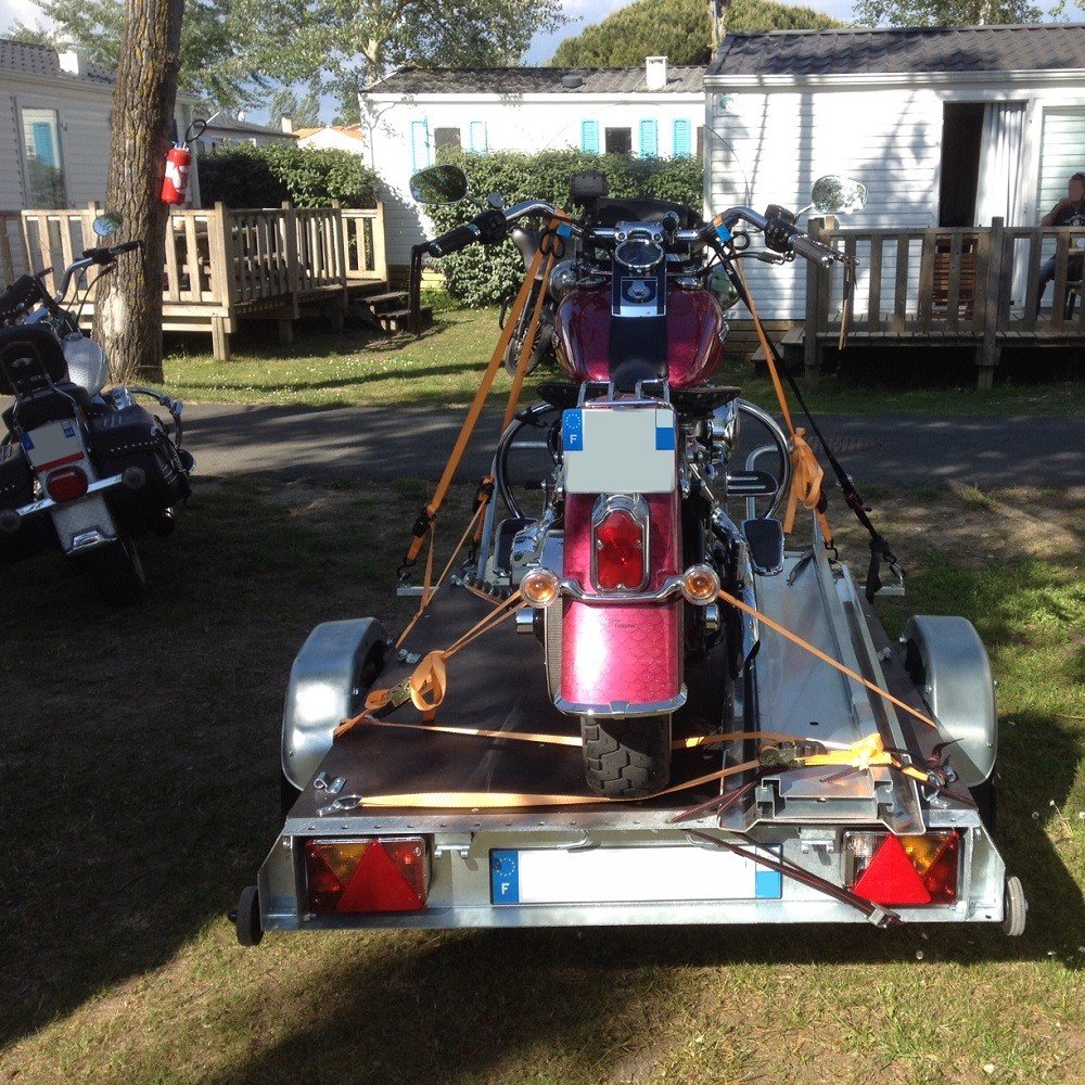 Remorque porte moto