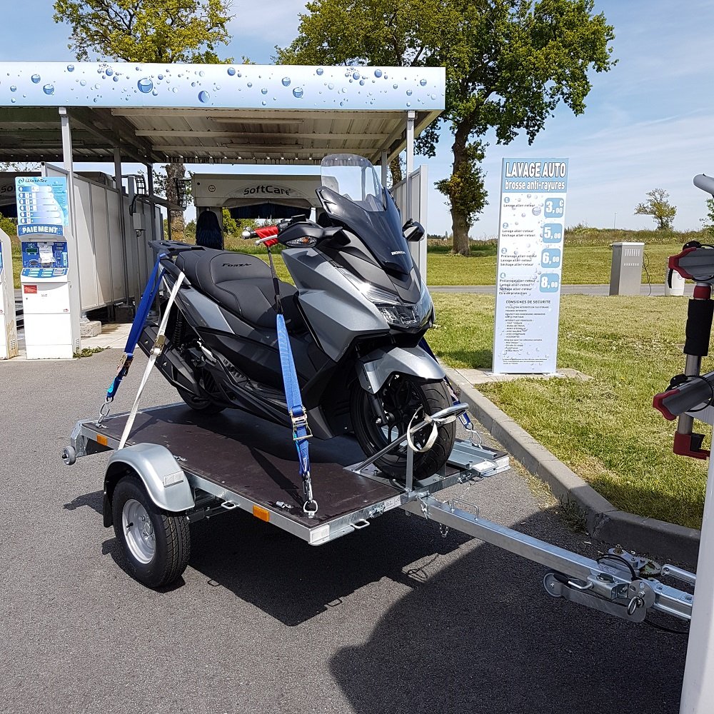 Remorque porte moto