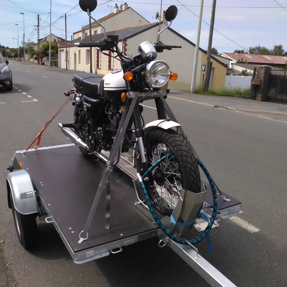 Remorque porte moto