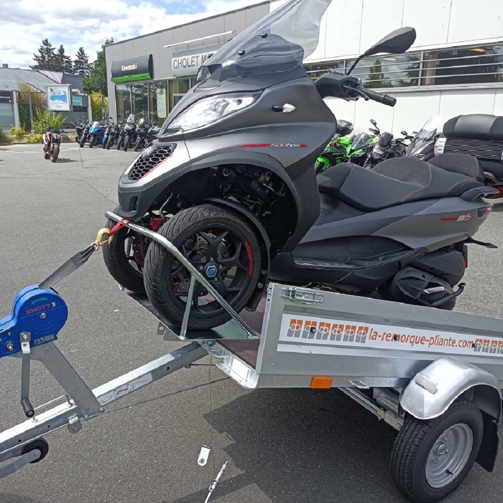 Remorque porte scooter 3 roues