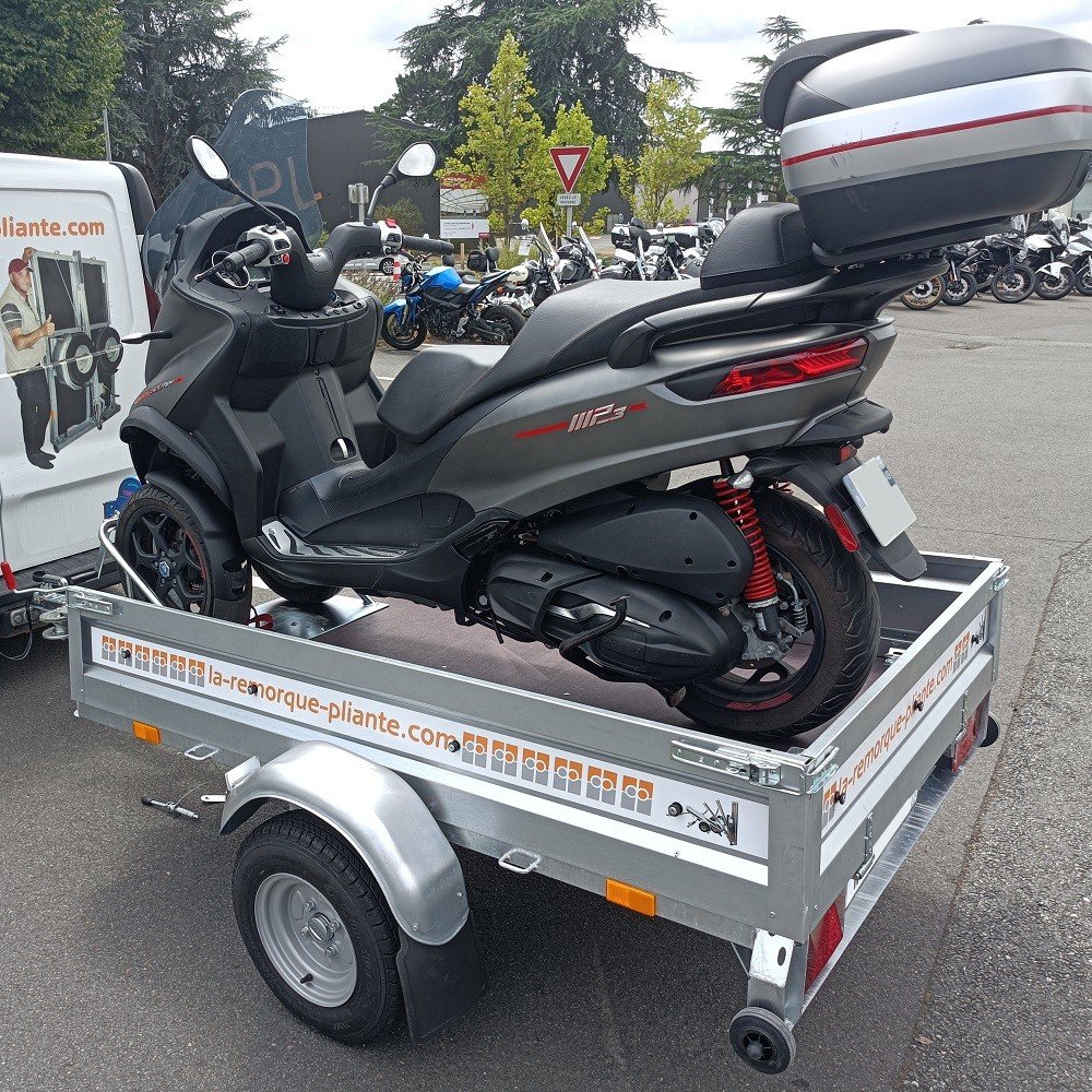 Remorque porte scooter 3 roues