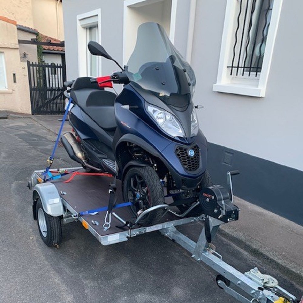Remorque porte scooter 3 roues