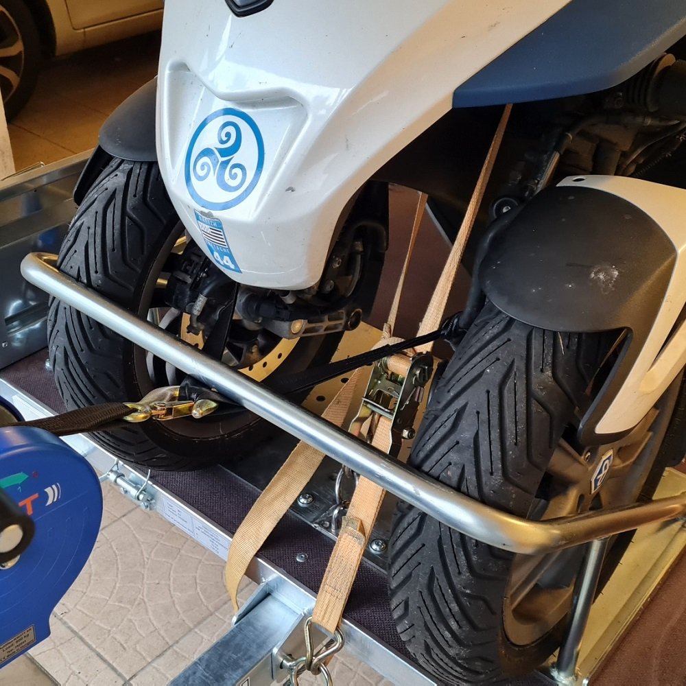 Remorque porte scooter 3 roues